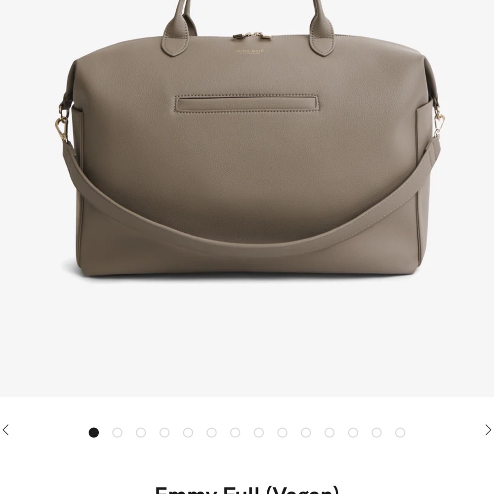 Mina Baie Vegan Leather Taupe Handbag